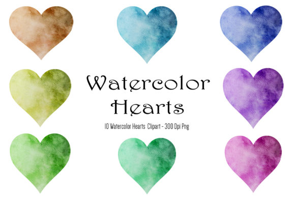 Download Watercolor Heart Clipart, Valentines Day - Heart clipart Collection