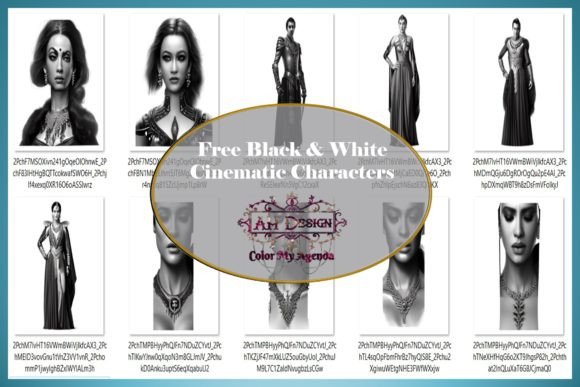 Download Cinematic Movie Charater Sketches Free - Movie Collection