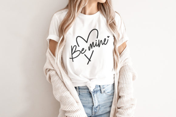 Download Be Mine Heart Valentine Svg for Shirt - Premium Resources