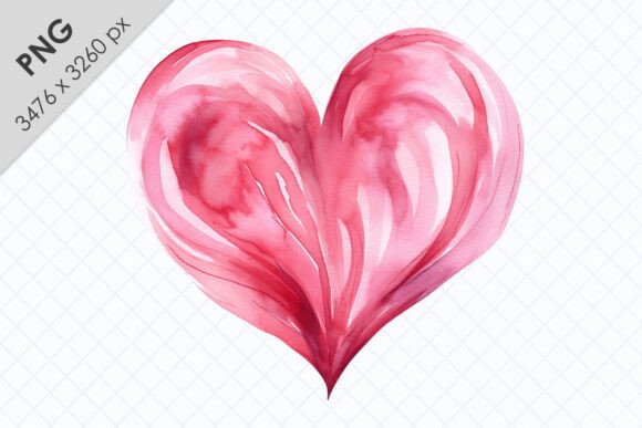 Download Watercolor Heart Clipart - PNG Element - Heart clipart Collection
